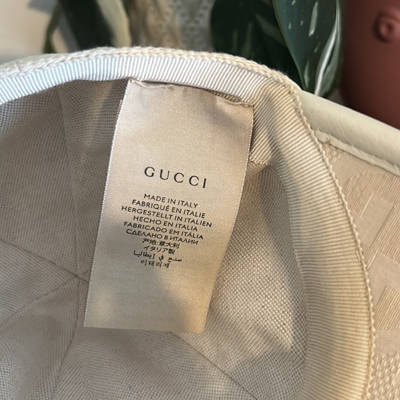 Gucci Logo Baseball Cap White Small - Picture 5 of 13